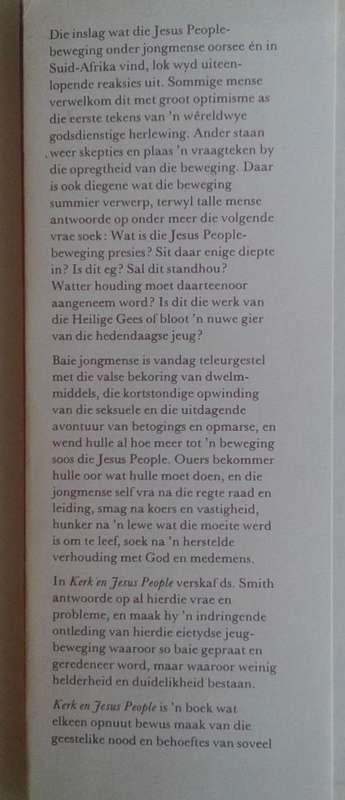 Kerk en Jesus People deur ds Thys Smith