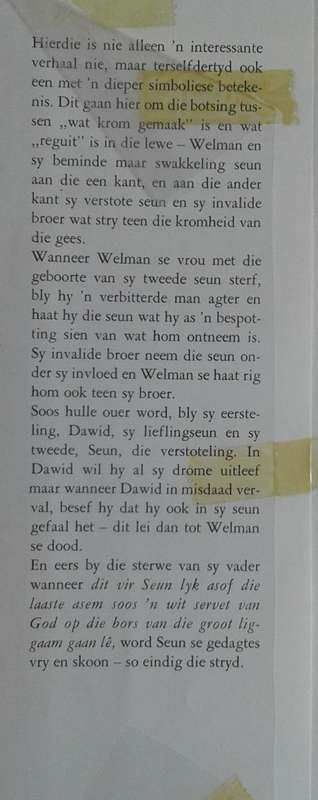 Wat krom gemaak is deur Herklaas Coetzee