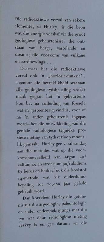 Die ouderdom van die aarde deur Patrick M Hurley
