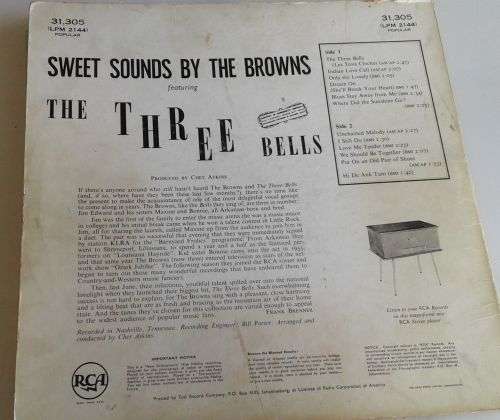 Sweet sounds by The Browns LP