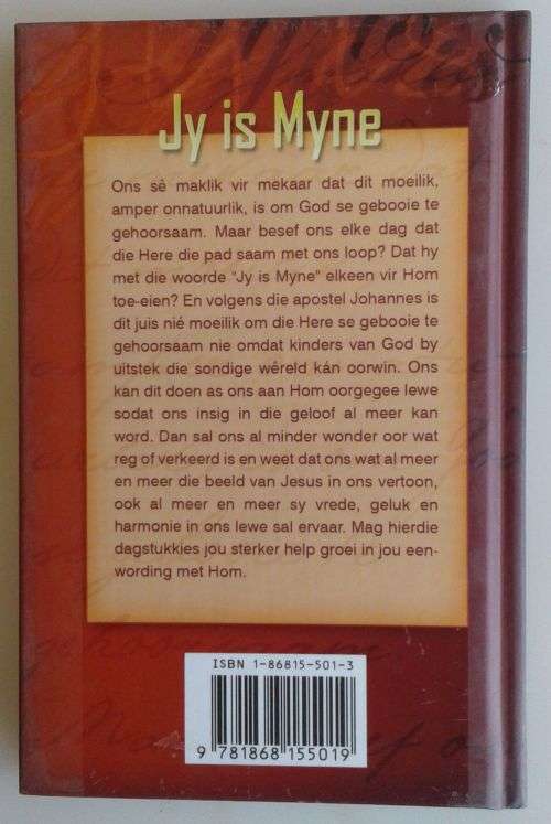 Jy is myne deur Eric Stander