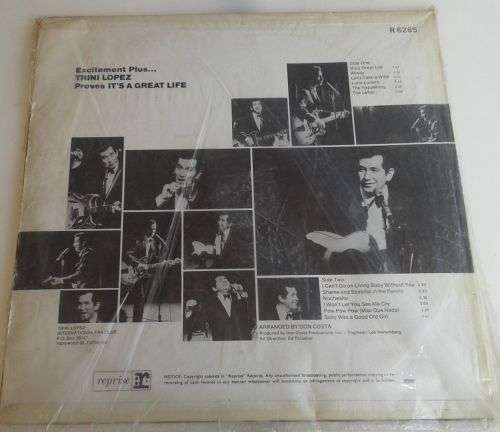 It`s a great life by Trini Lopez LP