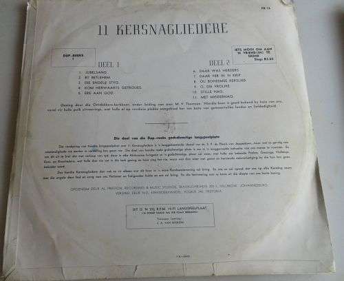 11 Kersnagliedere LP