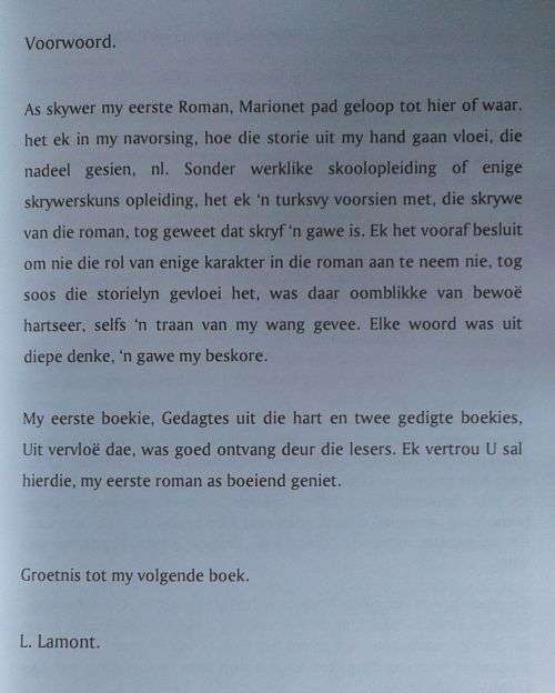 Lumax Lamont - Marionet pad geloop tot hier, of waar
