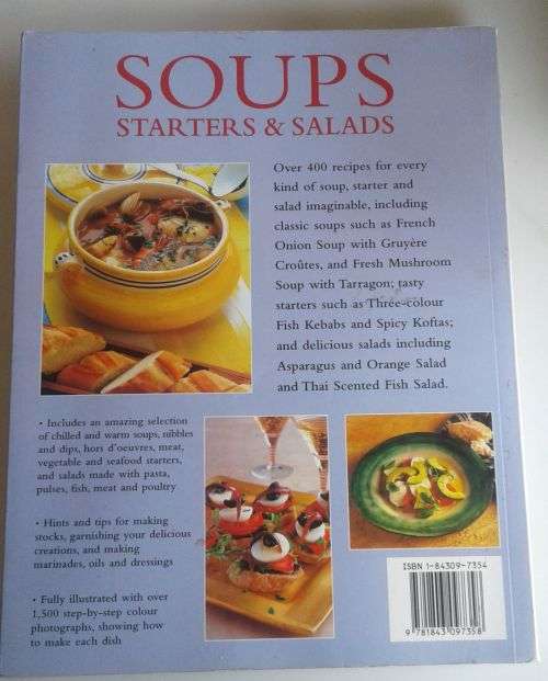 Soups starters and Salads
