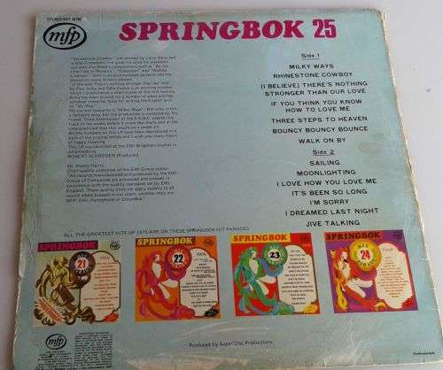 Springbok hit parade 25 LP