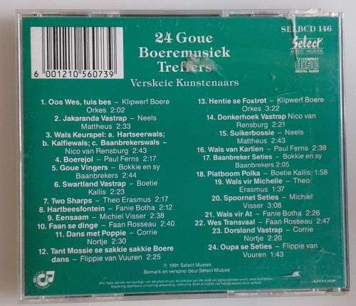 24 Goue boeremusiek treffers CD