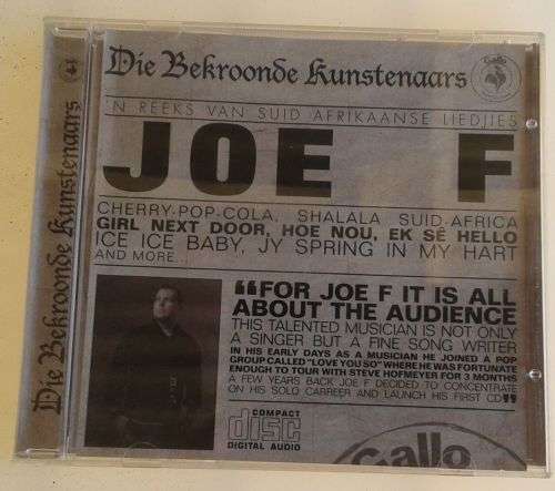 Die bekroonde kunstenaars - Joe F CD