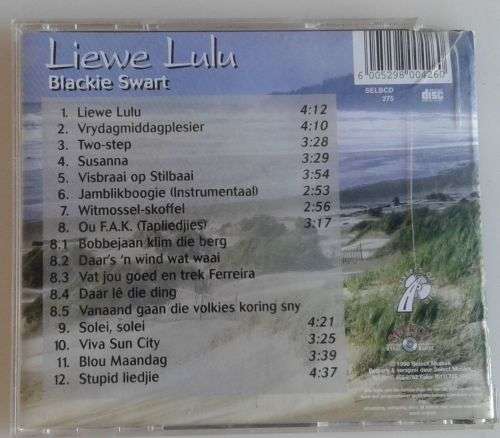 Liewe Lulu - Blackie Swart CD