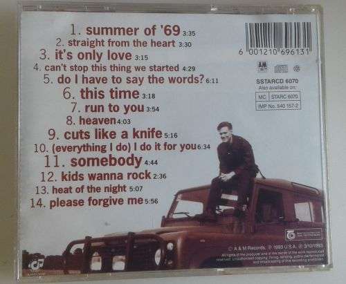 So far So good - Bryan Adams CD