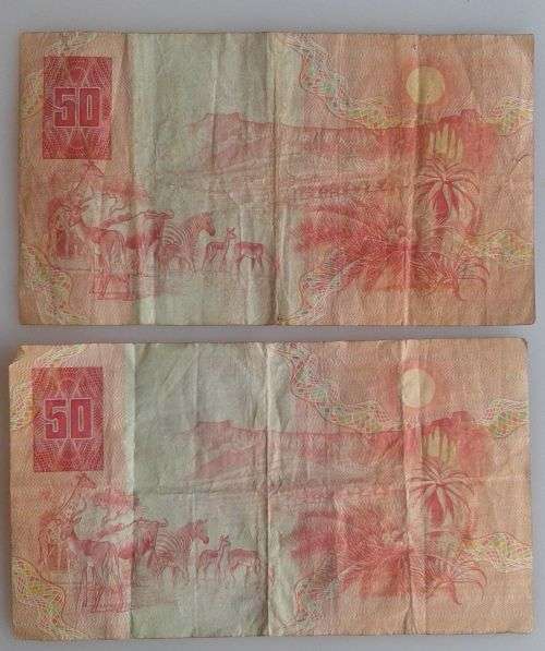 2 x de Kock R50 notes