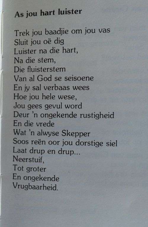 As die hart luister deur Nanda Pauw