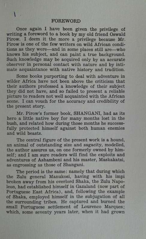 Ashambeni by Oswald Pirow