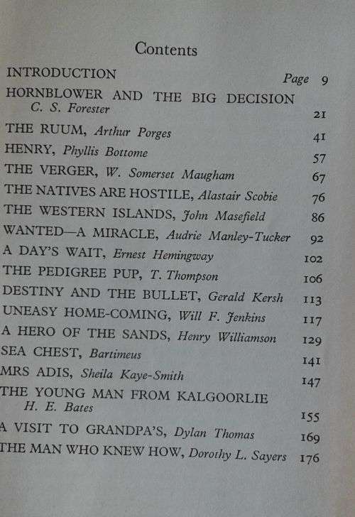 The Harrap book of modern short stories edited by JG Bullocke