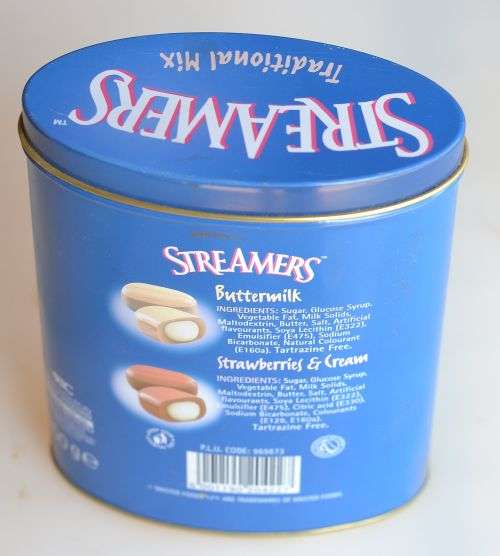 Streamers tin