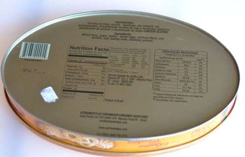 Santa Edwiges butter cookies tin