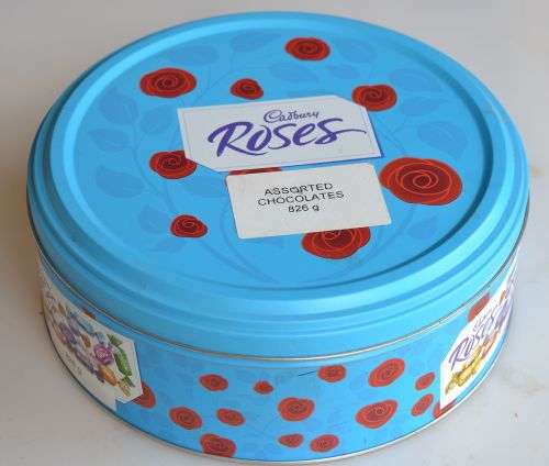 Cadbury roses tin