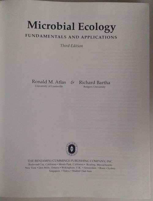 Microbial ecology
