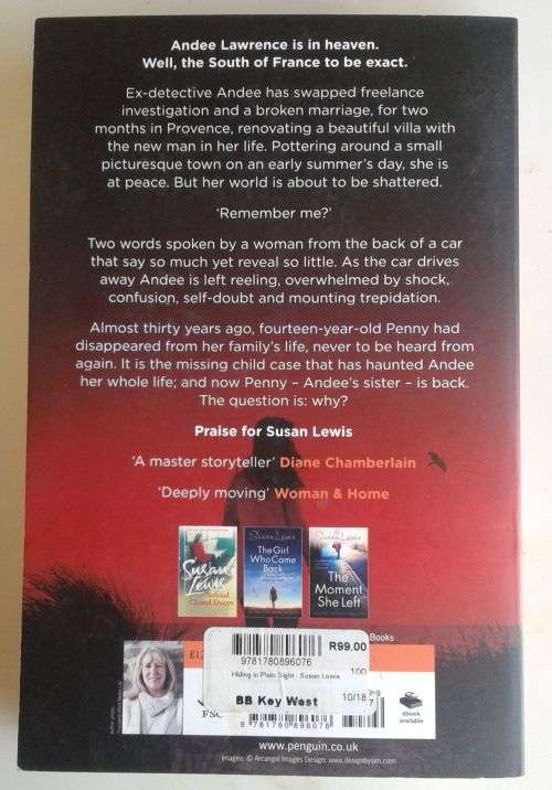 Hiding in plain sight by Susan Lewis