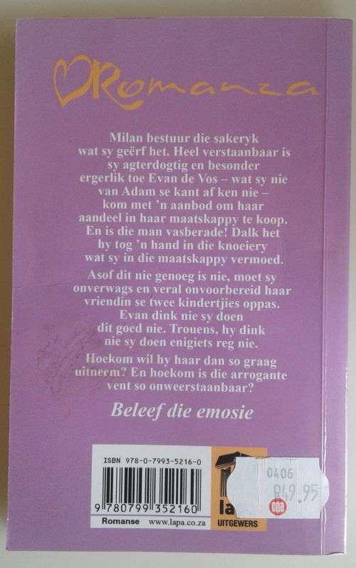 Die nuwe vennoot deur Dina Botha (Romanza)