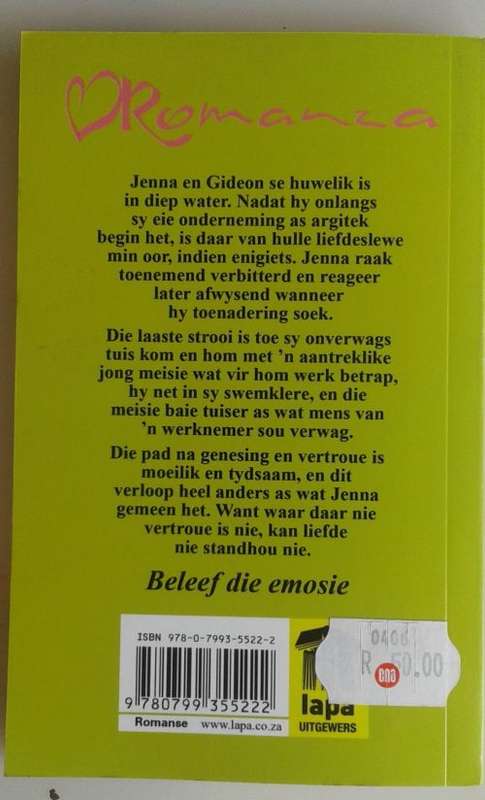 Jenna se vertroue deur Elsa Drotsky (Romanza)