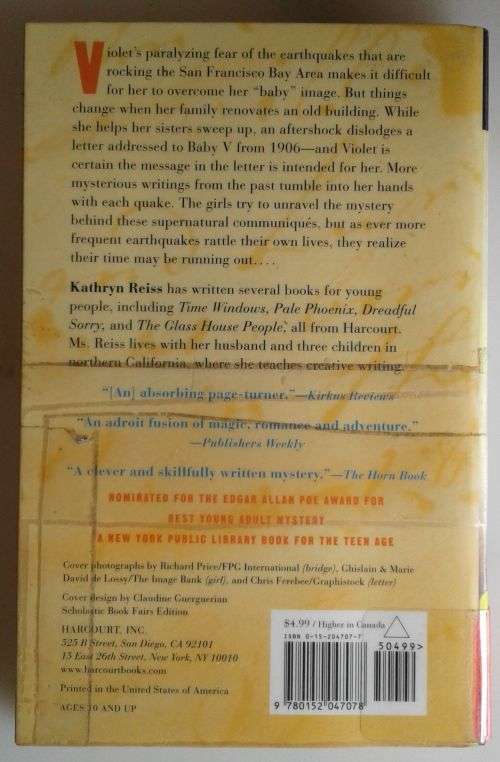 Paperquake by Kathryn Reiss