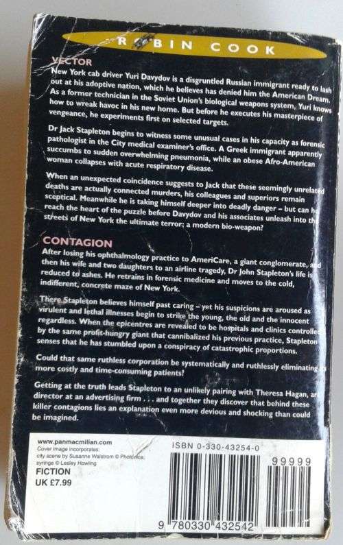 Vector and Contagion by Robin Cook