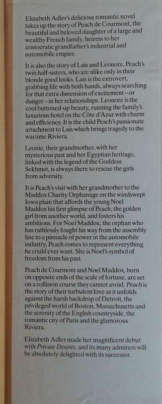 Peach by Elizabeth Adler