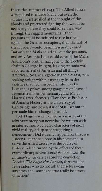 Luciano`s luck by Jack Higgins