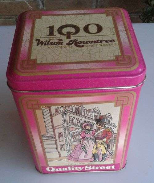 Quality street tins