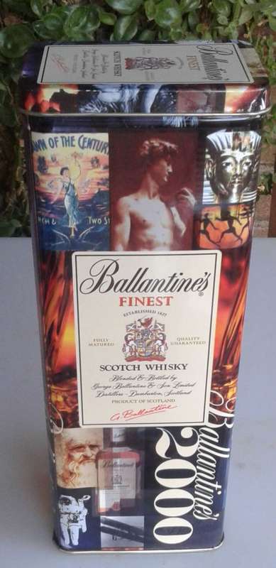 Ballantine`s scotch whisky tin