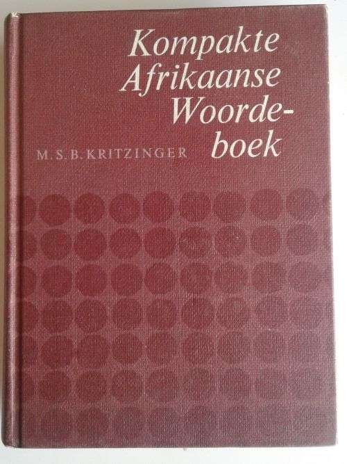 Kompakte Afrikaanse woordeboek
