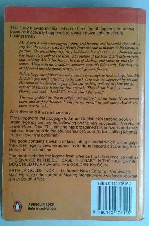 The leopard in The luggage by Arthur Goldstuck