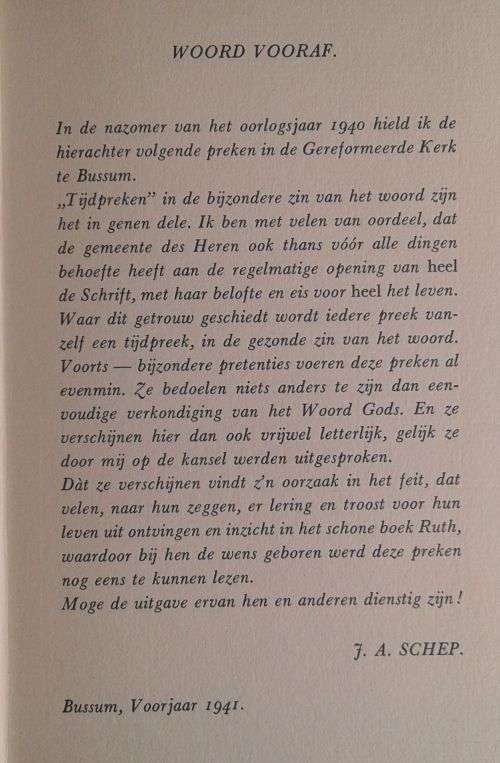 Ruth door ds JA Schep