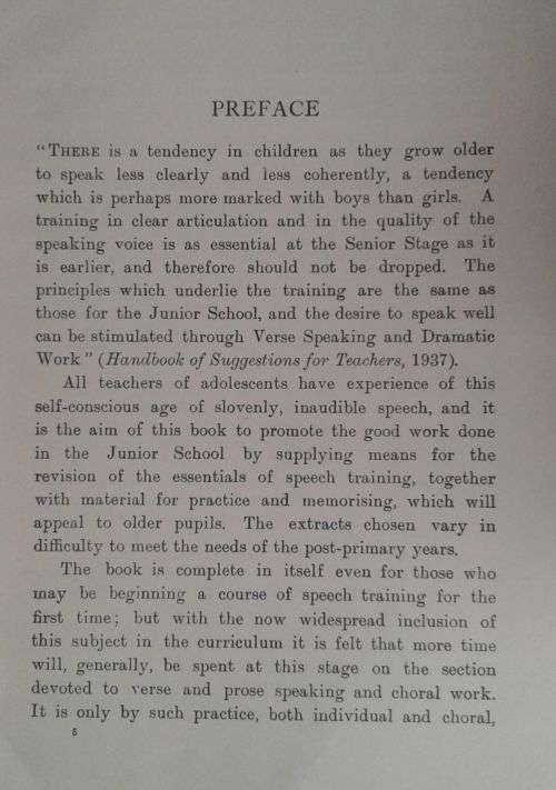 Speech training and practice for seniors 1939