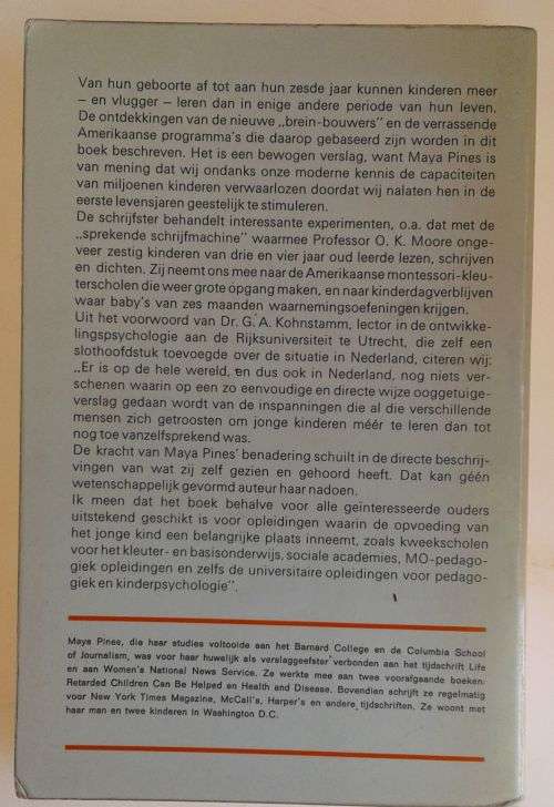 Kinderen kunner meer door Maya Pines