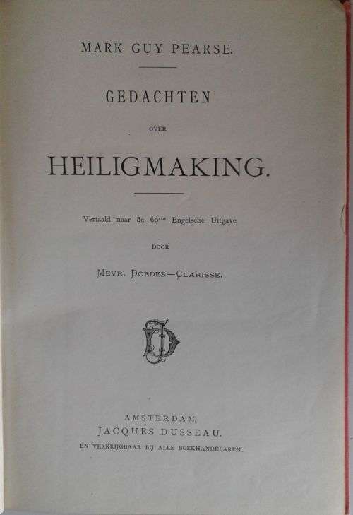 Gedachten over heiligmaking