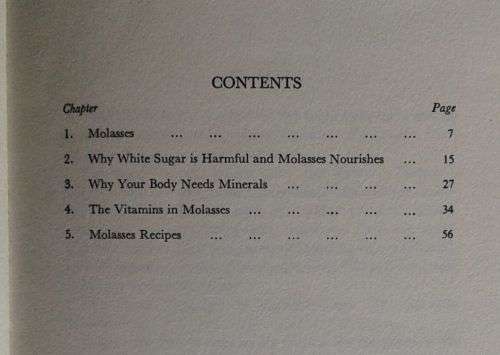 About molasses by PE Norris