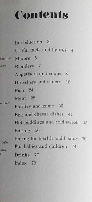 Mixer and blender cookbook by Myra Street