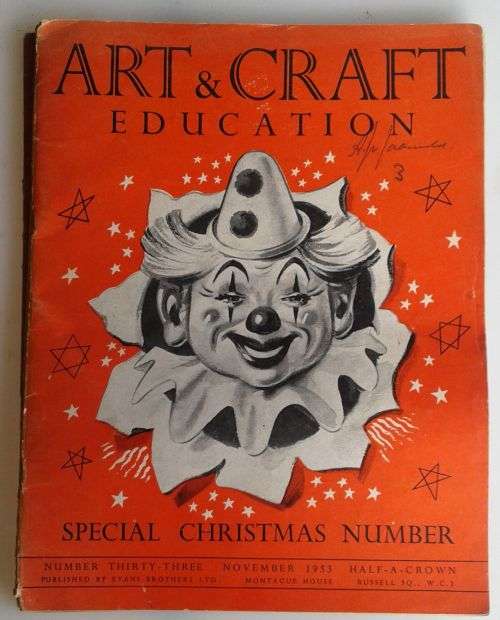 3 x Art and craft education magazines, 1953, 1954, 1954