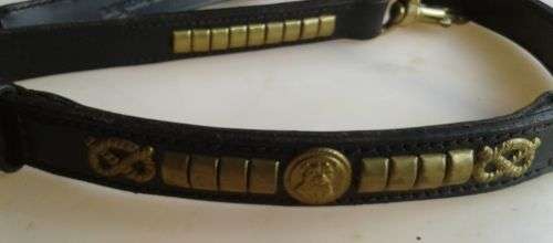 Staffordshire bull terrier show collar and lead (Imported from AE collars)