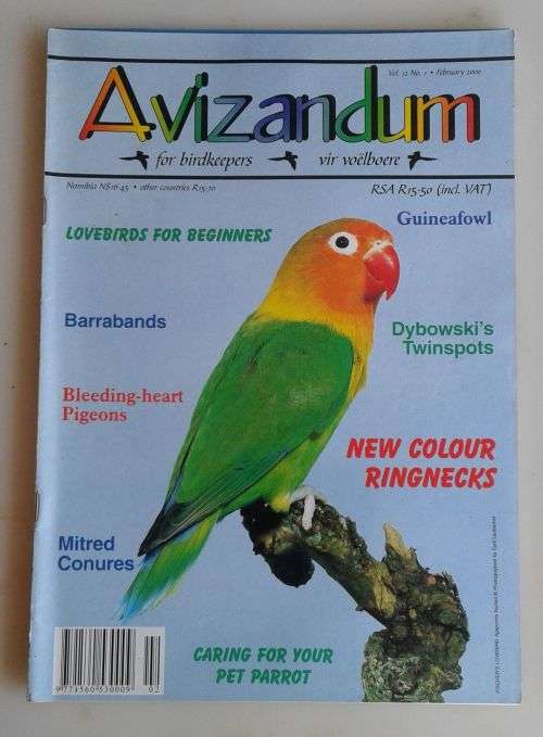 4 x Avizandum magazines (For birdkeepers) 2000
