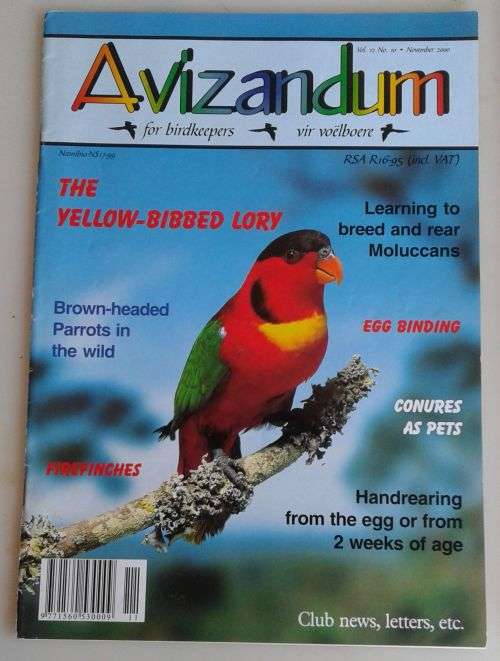 4 x Avizandum magazines (For birdkeepers) 2000
