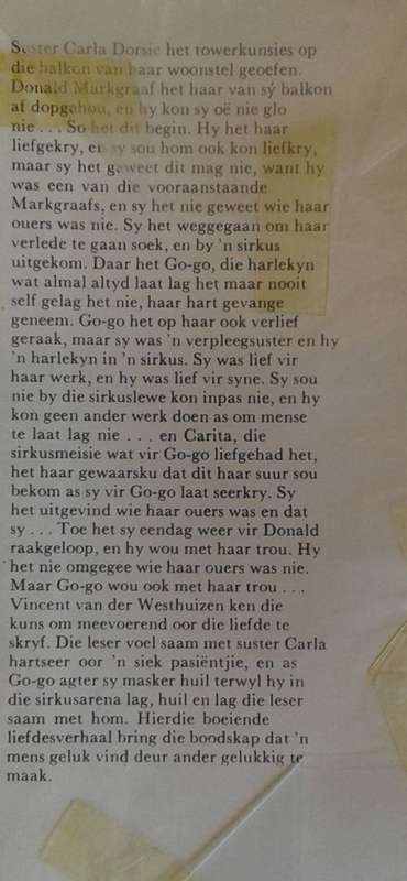 Rooi lag van die lewe deur Vincent van der Westhuizen