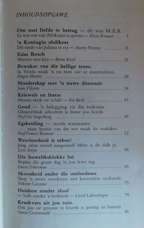 Vrou haar eie wereld - Pollenys Pollenys