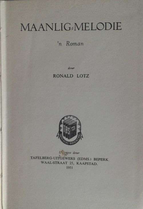Maanlig melodie deur Ronald Lotz