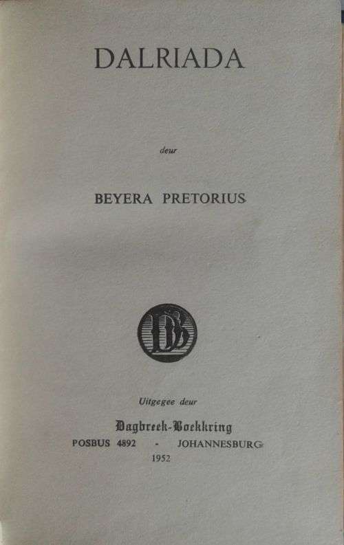 Dalriada deur Beyera Pretorius