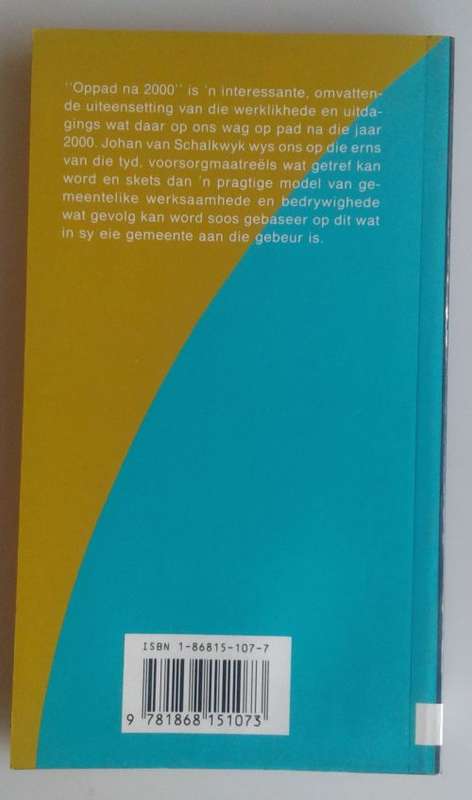 Oppad na 2000 deur Johan van Schalkwyk