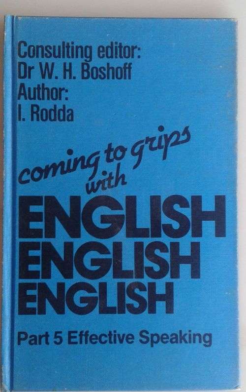 Coming to grips with English