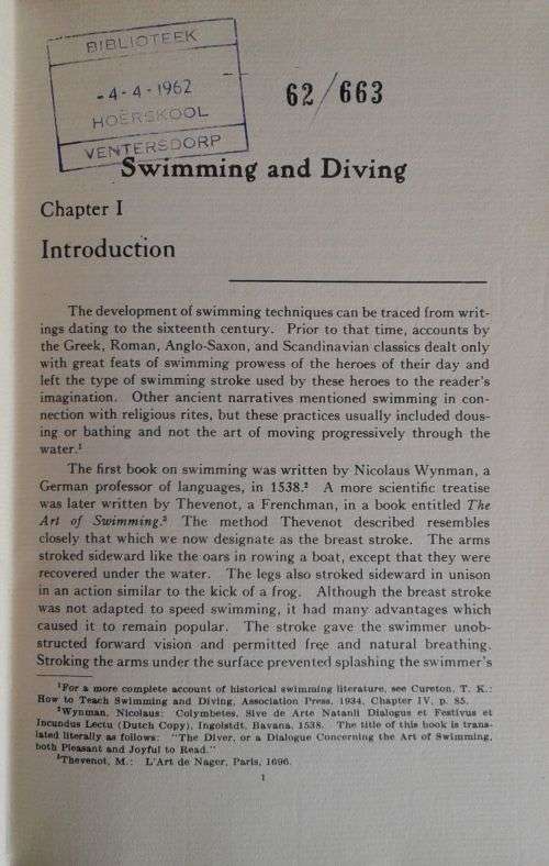 Swimming and diving by David A Armbruster